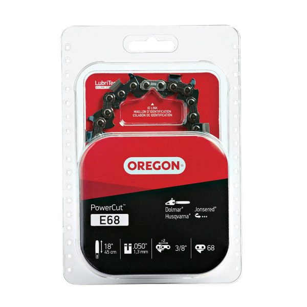 Oregon® E68 PowerCut™ Saw Chain with Chisel Cutters, 18  Bar Length Online Hot Sale