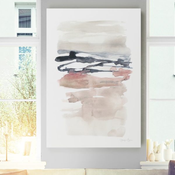 27  H x 18  W x 1.5  D Tiered Horizon Line II - Painting on Canvas, OG497 Online Hot Sale - Image 3
