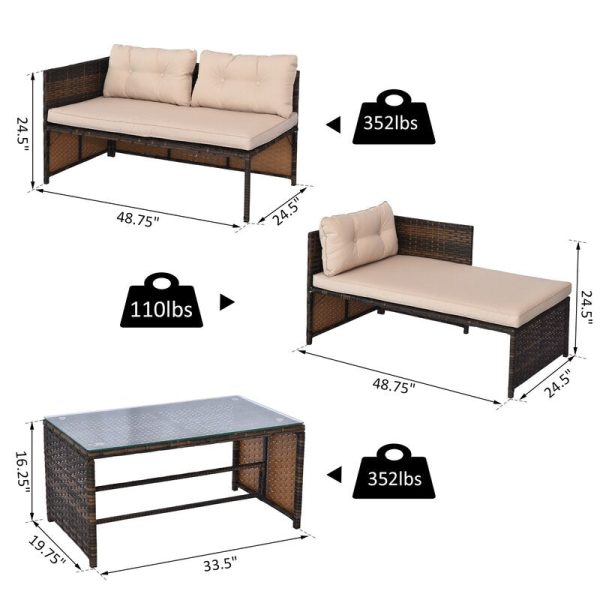 Petekar 3 - Person Seating Group with Cushions 6669RR Discount - Image 3