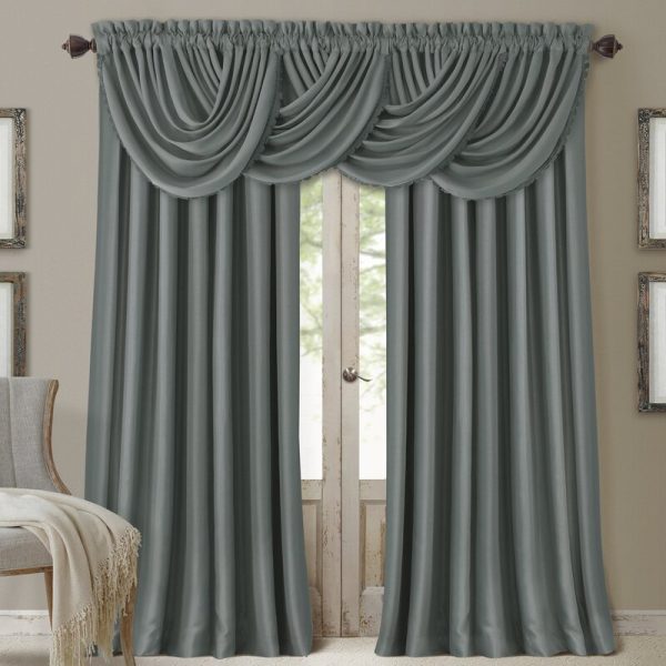 Ardmore Solid Color Scalloped 52   Window Valance CG291 Online Hot Sale