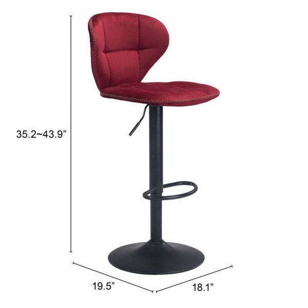 Salem Swivel Adjustable Height Bar Stool 3804RR Cheap - Image 3