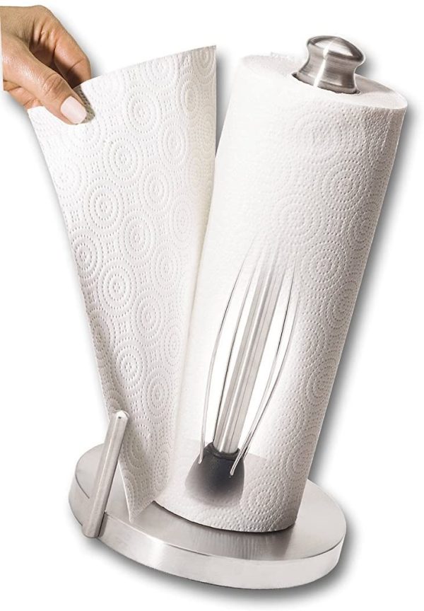 Kamenstein Perfect Cut Kitchen Roll Holder, Silver 2, 13-Inch, Silver 2 MRM GL3452 Fashion - Image 3
