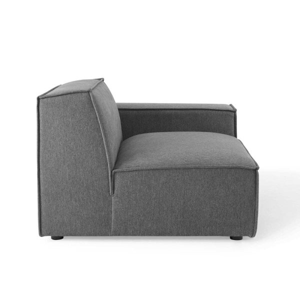 Aa Isha 164  Wide Right Hand Facing Corner Sectional with Ottoman 6966RR-OB Hot on Sale - Image 3