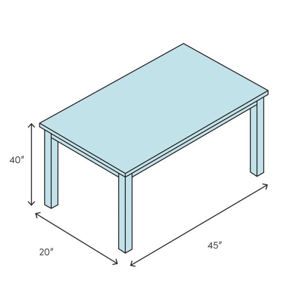 White   Oak Ashton Counter Height 45   Dining Table MRM4016 Cheap - Image 3