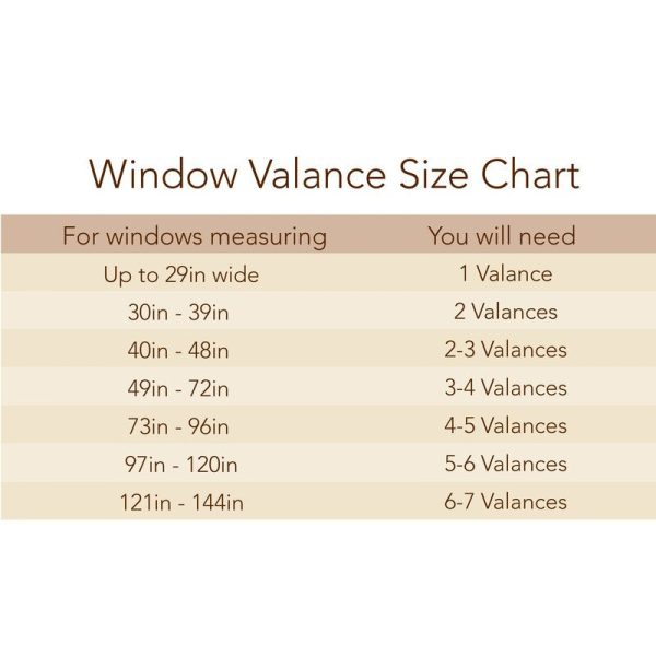 Ardmore Solid Color Scalloped 52   Window Valance CG291 Online Hot Sale - Image 3