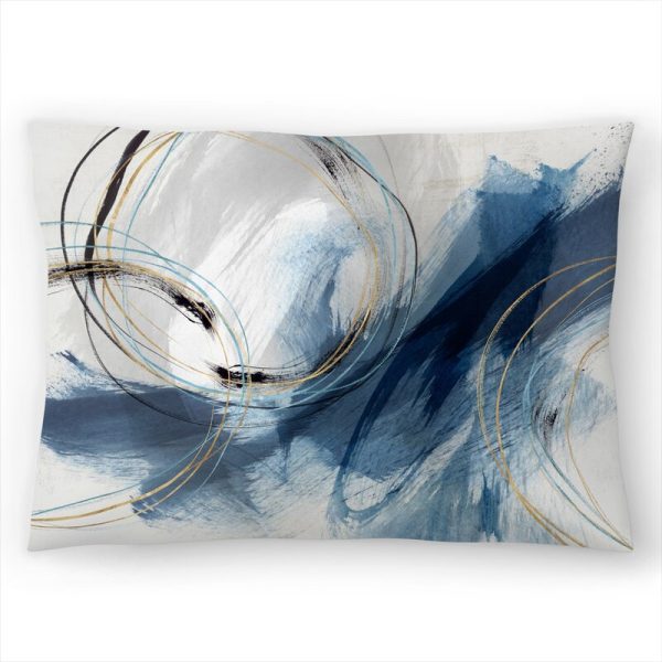 PI Creative Art Detour Lumbar Pillow (set of 2) 6924RR GL Online now - Image 3