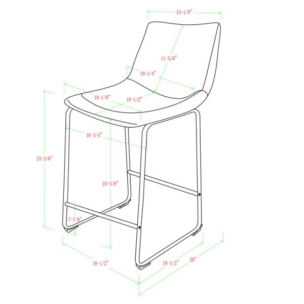 Mary-Kate Counter & Bar Stool (Set of 2) 7151RR Sale - Image 3