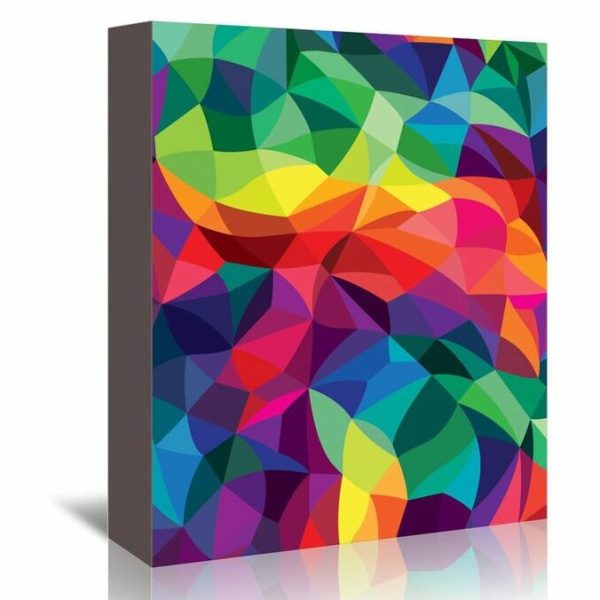 Color Shards by Joe Van Wetering - Graphic Art on Canvas CG229 on Sale - Image 3