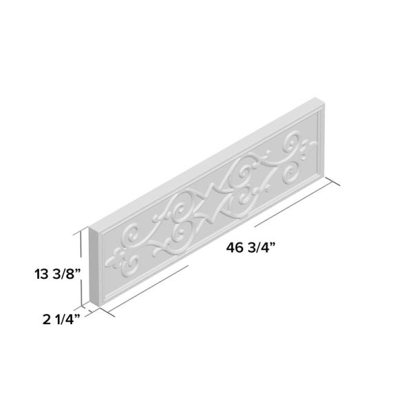 Politte Decorative Scroll Traditional Wall Mirror MRM3568 Sale - Image 3