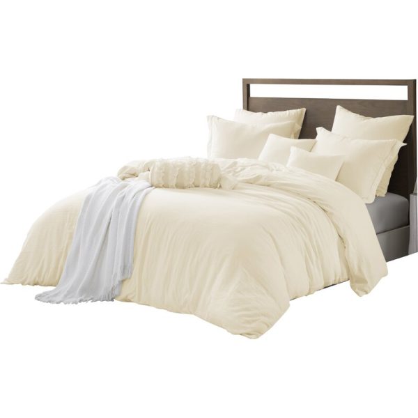 Lincoln Microfiber 3 Piece Duvet Cover Set 3357AH GL Discount - Image 3