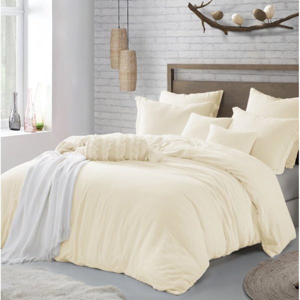 Lincoln Microfiber 3 Piece Duvet Cover Set 3357AH GL Discount