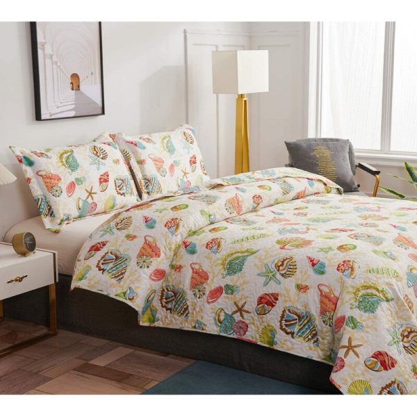 Queen Quilt + 2 Shams Bejou 3111AH GL Sale