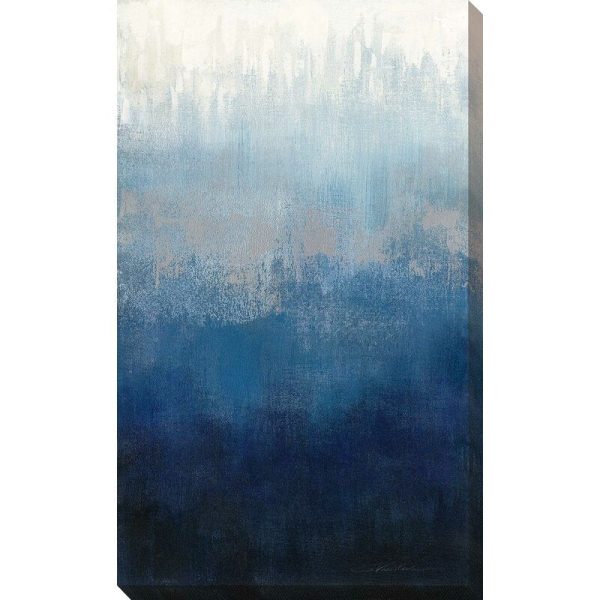 Silver Wave II by Silvia Vassileva - Print on Canvas CG219 Online now - Image 3