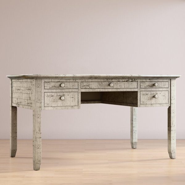 Scrimshaw Mantello Solid Wood Desk with Built in Outlets AS IS 3367AH Supply