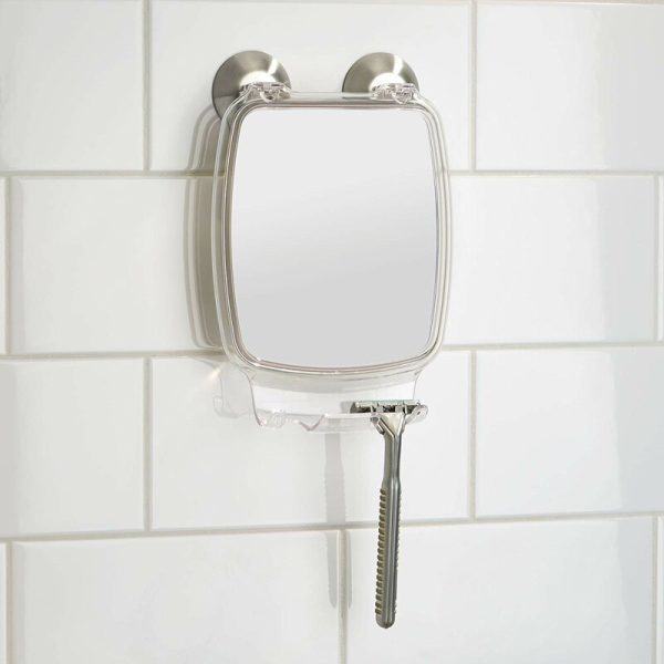 Suction Fog-Free Modern & Contemporary Makeup Mirror CG256 For Cheap - Image 3